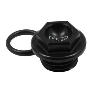 OIL FILL PLUG HONDA/KAWASAKI/YAMAHA BLACK (R)